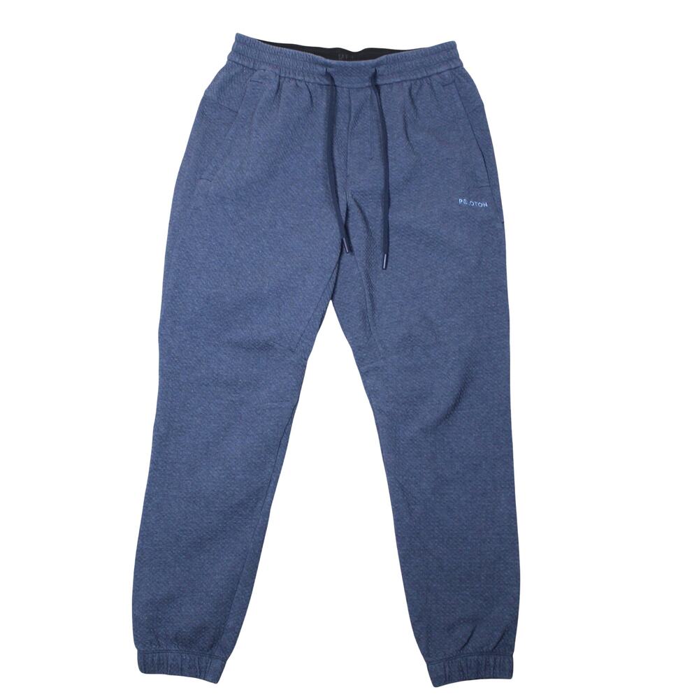 Lululemon At Ease Jogger x Peloton Mens Medium Blue Pants Waffle Athleisure